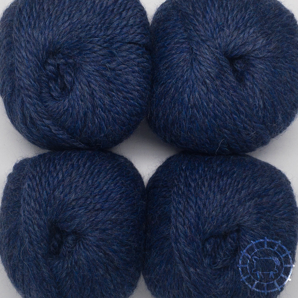 Woolpack Yarn Collection Baby Alpaca Bulky, chinée – Bleu foncé