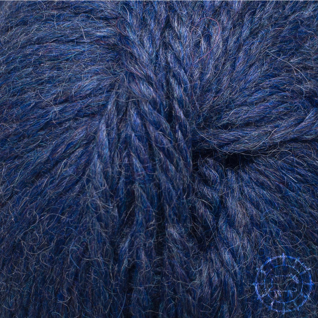 Woolpack Yarn Collection Baby Alpaca Bulky, chinée – Bleu foncé