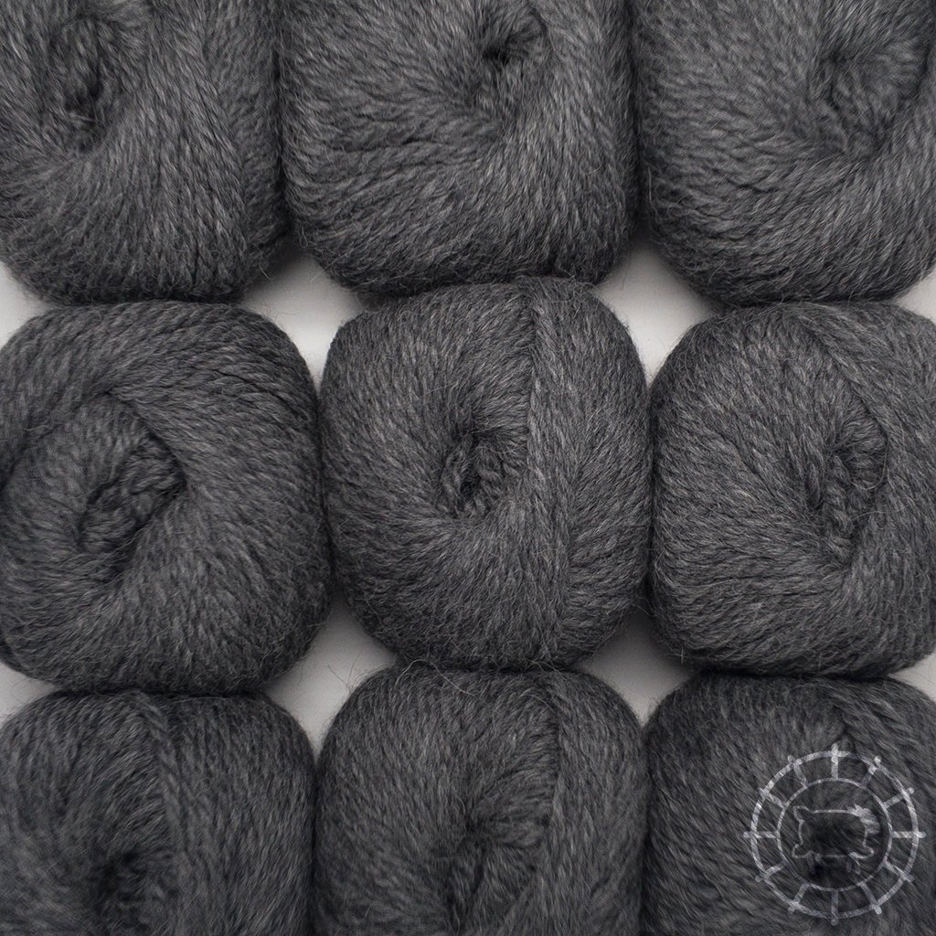 Woolpack Yarn Collection Baby Alpaca Bulky – Gris foncé