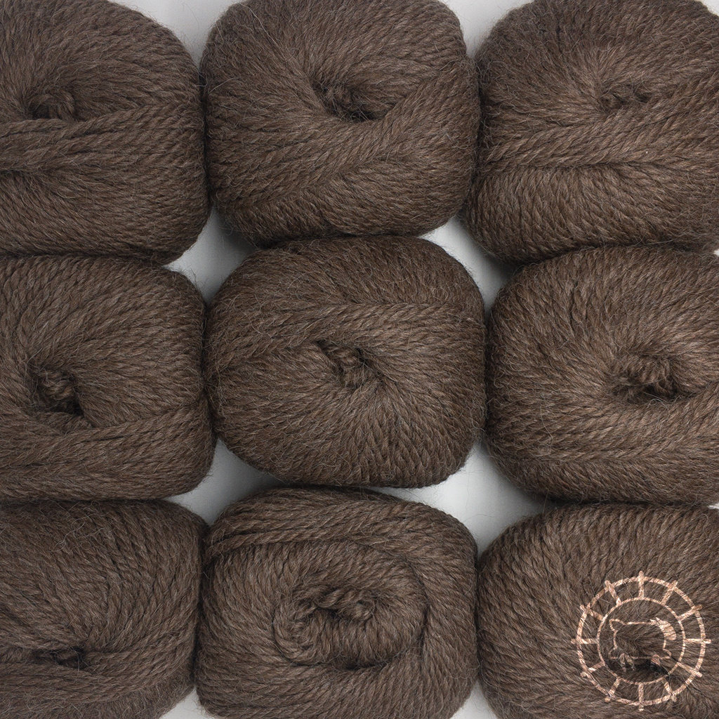 Woolpack Yarn Collection Baby Alpaca Bulky – Brun de chameau