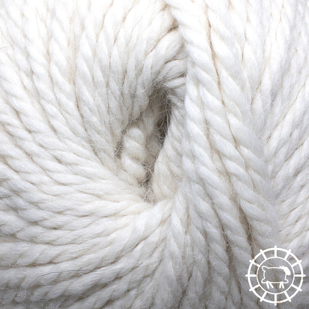 Woolpack Yarn Collection Baby Alpaka Bulky non coloré – Blanc de mouton