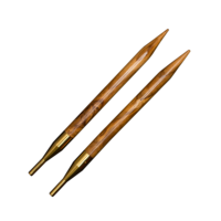 addi – Made in Germany addiClick Nature – Pointes 12 mm en bois d'olivier pour aiguille circulaire