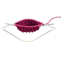 addi – Made in Germany addiCraSyTrio 4.5 mm, 3er-Set Rundstricknadeln, Länge 21 cm
