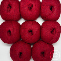 Woolpack Yarn Collection Baby Alpaka Fingering, meliert – Tomate