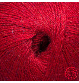 Woolpack Yarn Collection Baby Alpaca Fingering, chinée – Rouge tomate