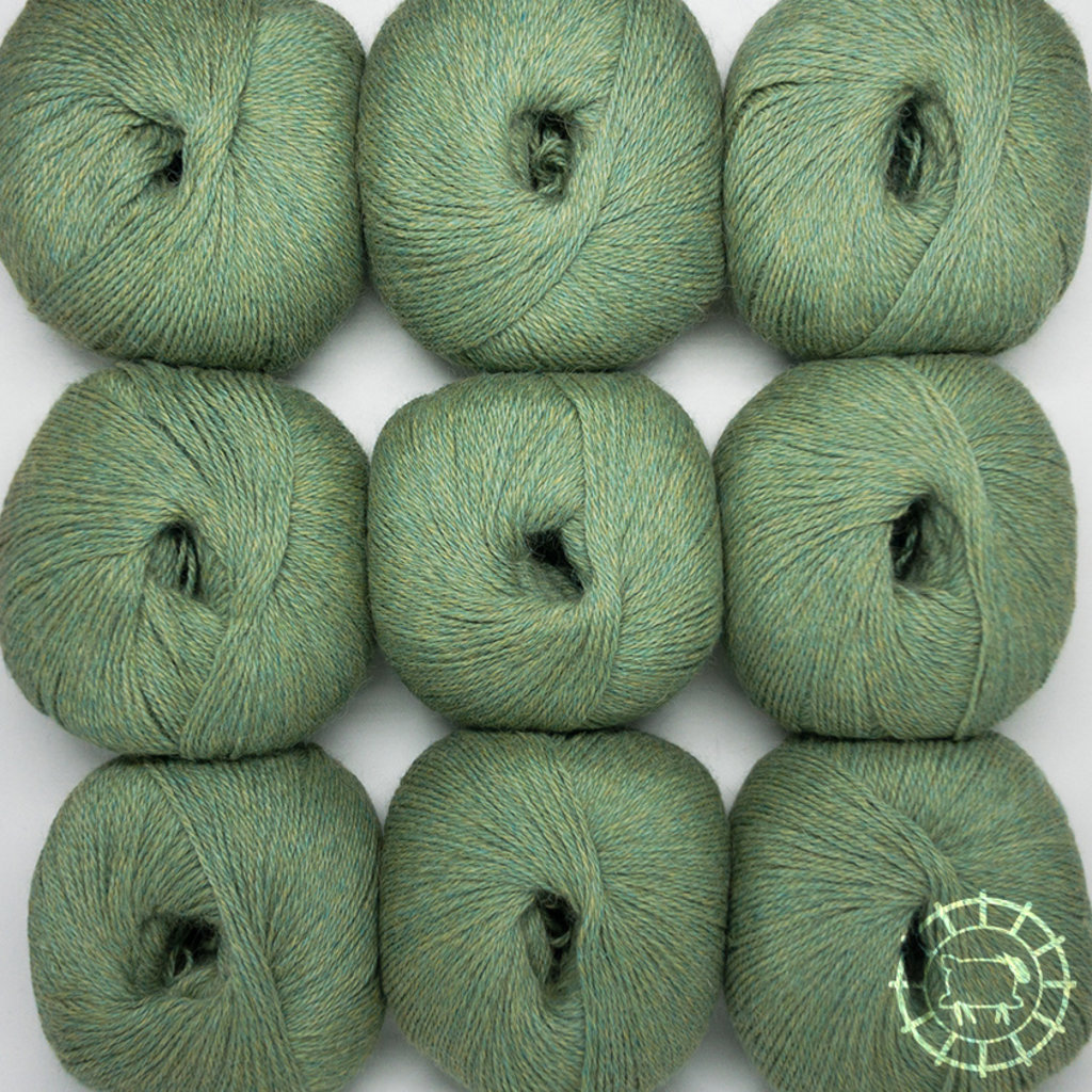 Woolpack Yarn Collection Baby Alpaca Fingering, chinée – Tilleul