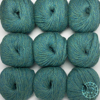 Woolpack Yarn Collection Baby Alpaca Bulky – Vert bleu