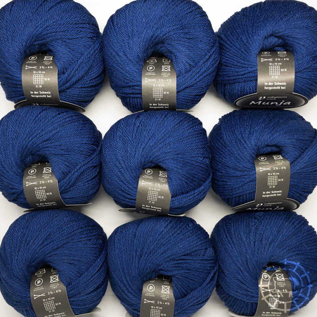 Wollspinnerei Vetsch Munja – Bleu profond