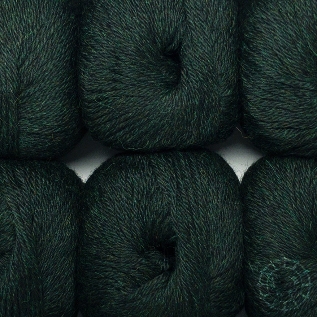 Woolpack Yarn Collection Baby Alpaca DK, chinée – Forêt-Noire