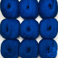 Woolpack Yarn Collection Baby Alpaca DK, chinée – Royal