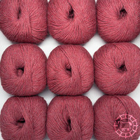Woolpack Yarn Collection Baby Alpaca DK, chinée – Rouge pâle