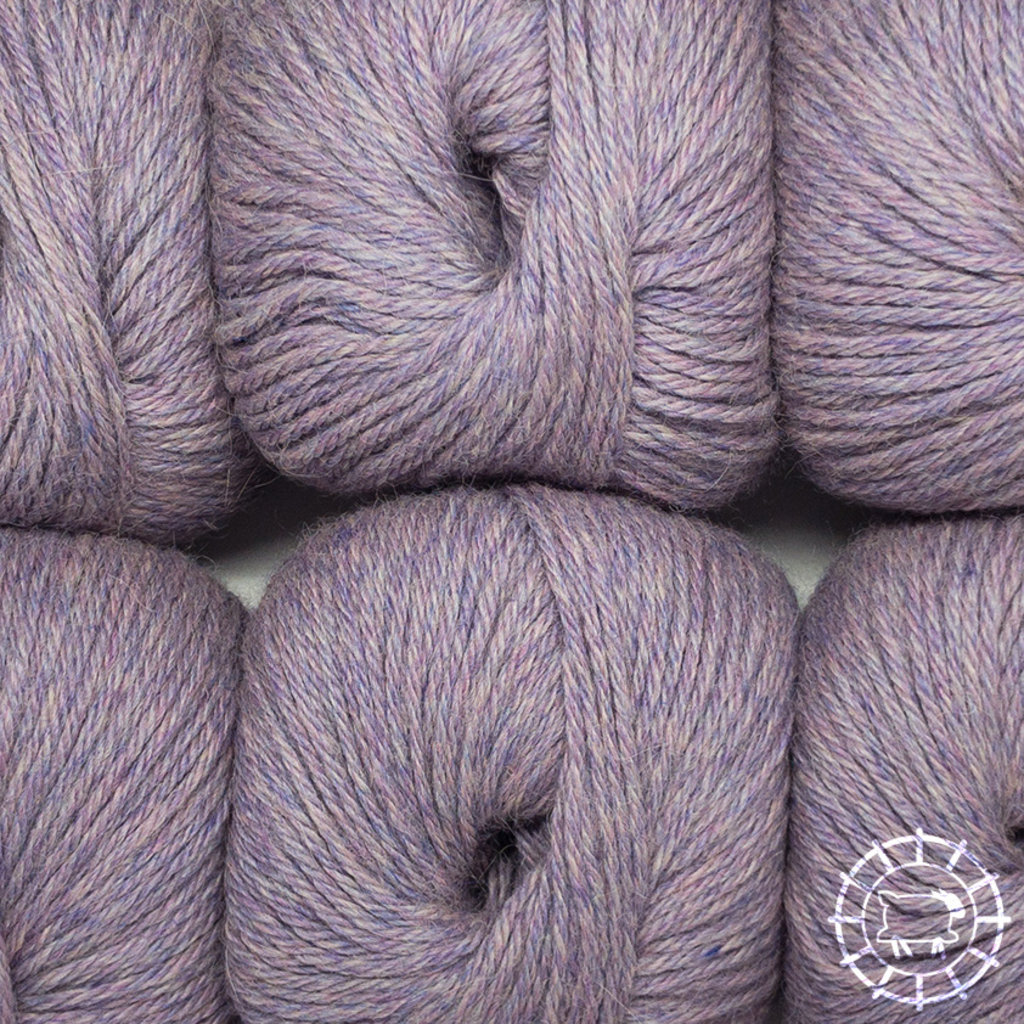 Woolpack Yarn Collection Baby Alpaka DK, meliert – Grau-Lila