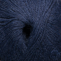 Woolpack Yarn Collection Baby Alpaka Fingering, Bleu nuit