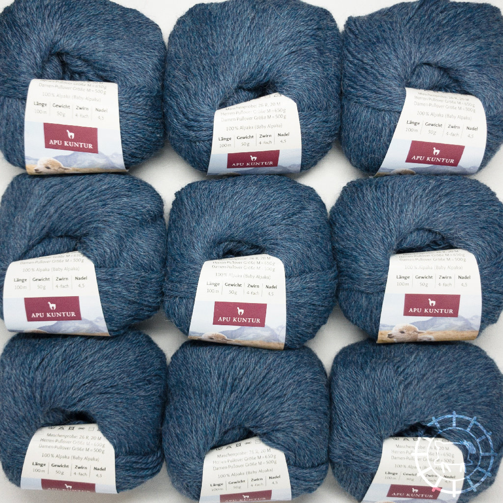 Apu Kuntur  Alpaca Regular – Bleu denim