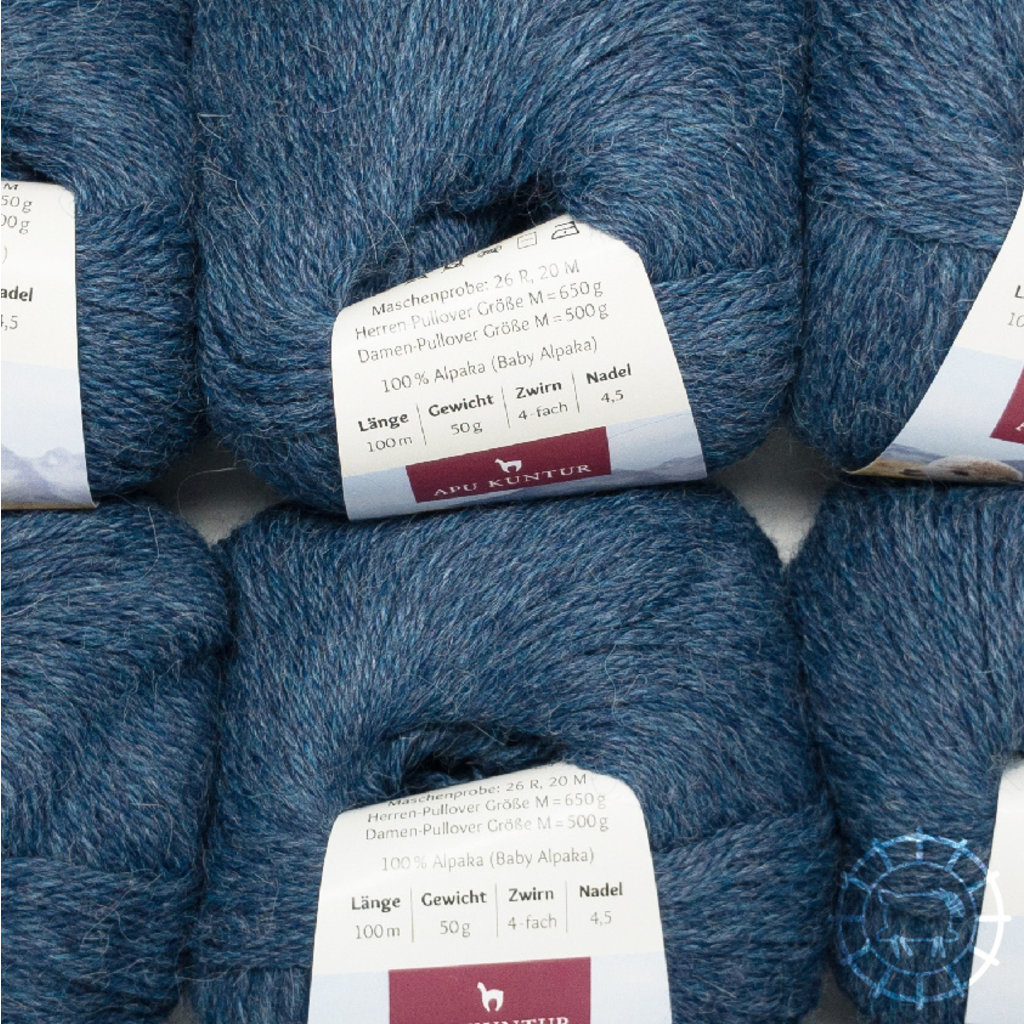 Apu Kuntur  Alpaca Regular – Bleu denim