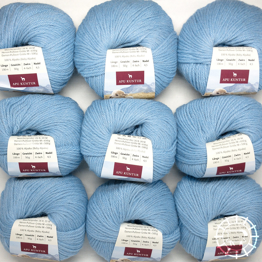 Apu Kuntur  Alpaca Regular – Bleu layette