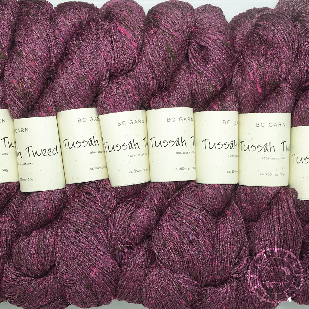 BC Garn Tussah Tweed – Bordeaux
