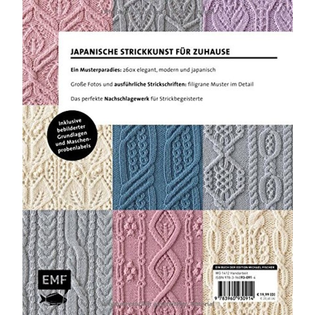 EMF Verlag Die Strickmusterbibel – 260 japanische Muster stricken