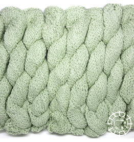 «Kremke Soul Wool» – Seelenwolle «Andean Mist Cotton Flammé» – Apple Mist