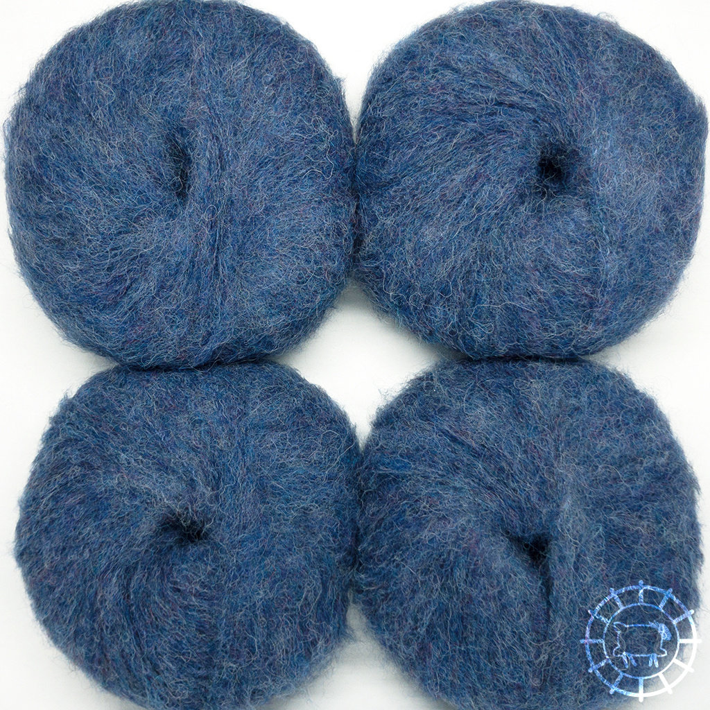 Woolpack Yarn Collection Baby Alpaca Teddy – Bleu foncé