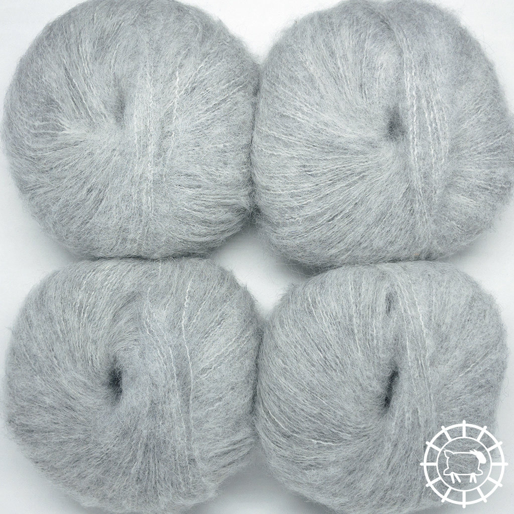 Woolpack Yarn Collection Baby Alpaca Teddy – Gris argent