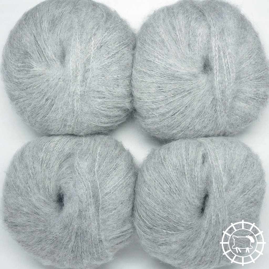 Woolpack Yarn Collection Baby Alpaka Teddy – Silbergrau