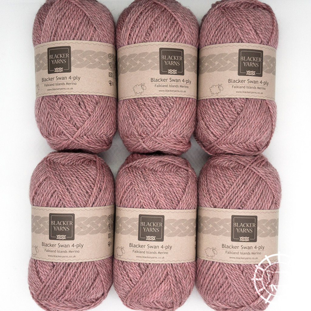 Blacker Yarns Blacker Swan 4ply – Teaberry