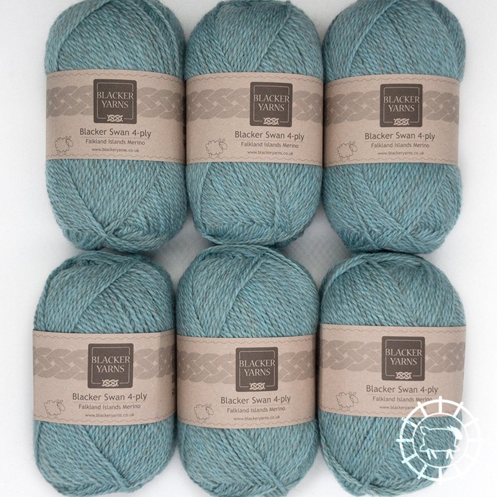 Blacker Yarns Blacker Swan 4ply – Sea Green