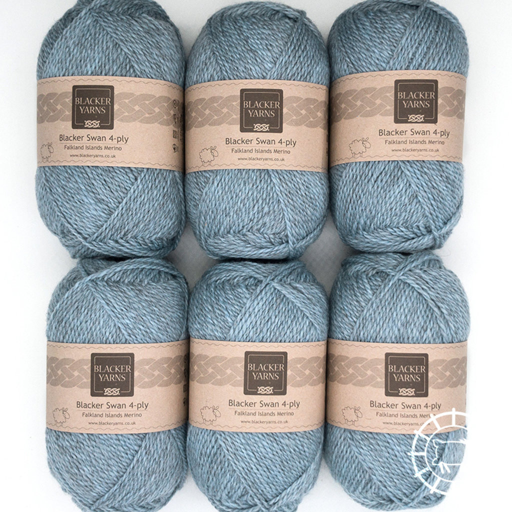 Blacker Yarns Blacker Swan 4ply – Sea Foam