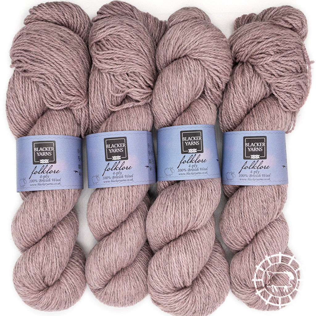 Blacker Yarns Folklore 4ply – Cliff Pinks