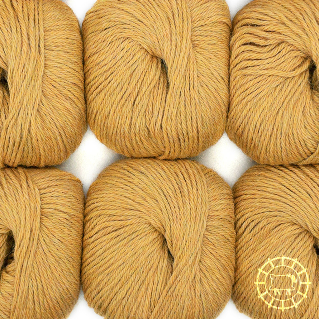 Woolpack Yarn Collection Baby Alpaca DK, chinée – Sucre de canne