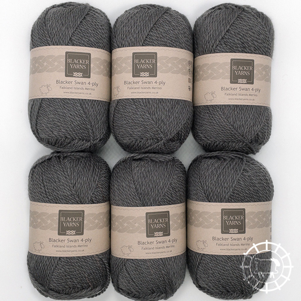 Blacker Yarns Blacker Swan 4ply – Dolphin