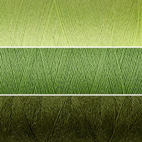 Venne – Colcoton Unikat Laine mérinos bio 28/2, Twistercône à 50 g – les tons verts