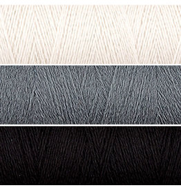 Venne – Colcoton Unikat Laine mérinos bio 28/2 – du blanc au noir