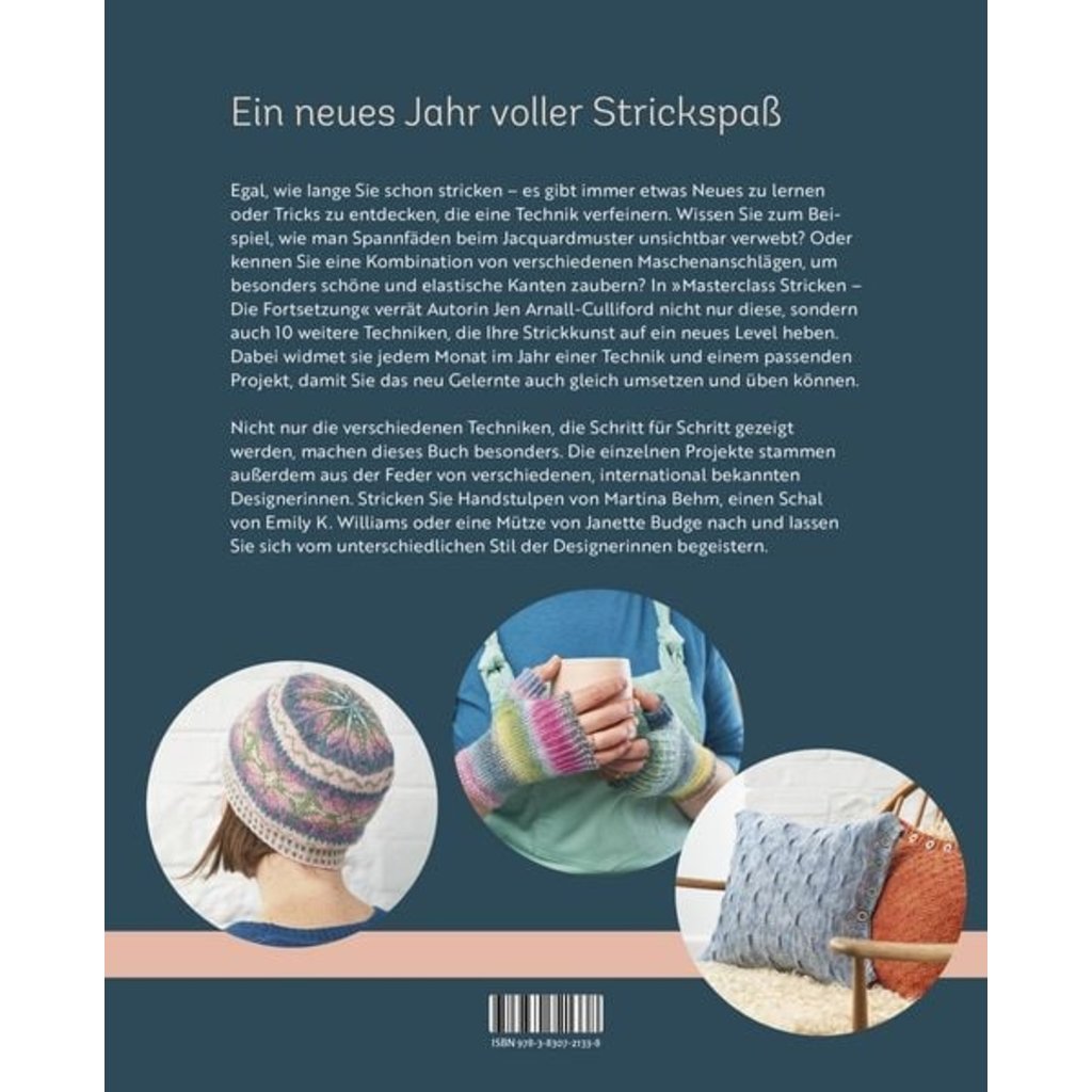 Stiebner Verlag Masterclass Stricken – Die Fortsetzung, 12 neue Techniken in 12 Monaten