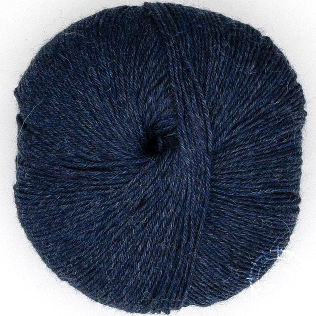 Woolpack Yarn Collection Baby Alpaca Socks – Bleu foncé