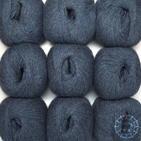 Woolpack Yarn Collection Baby Alpaka DK, meliert – Graublau