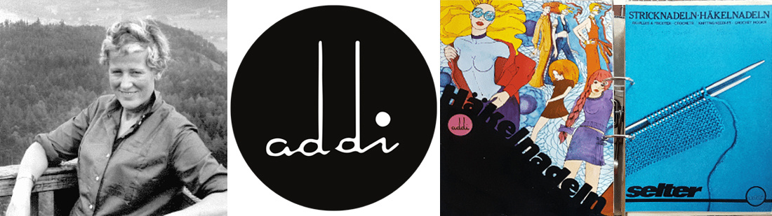 Hella Selter, addi-Logo, der 1. addi-Katalog