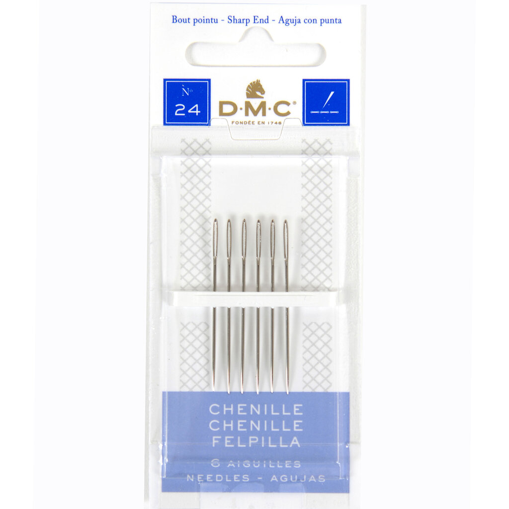 DMC  Chenille-Nadeln spitz, Grösse 24