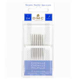 DMC  Aiguilles chenille, bout pointu, taille 24