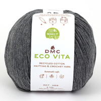 DMC  Eco Vita Recycled Cotton – Dunkelgrau