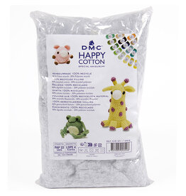 DMC  Happy Cotton – Ouate de rembourrage en coton recyclé, gris