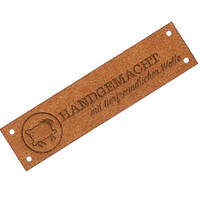 Handmade-Label mit Woolpack-Schäfchen, 1 Stk. gratis pro Bestellung