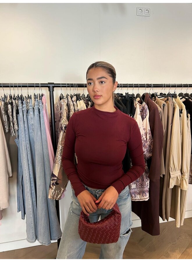 BEST BASIC LONG SLEEVE BORDEAUX