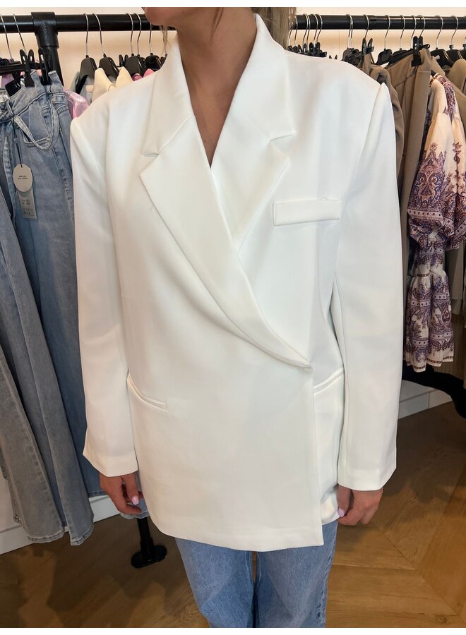 OVERSIZED SCHUINE BLAZER THICK QUALITY WIT