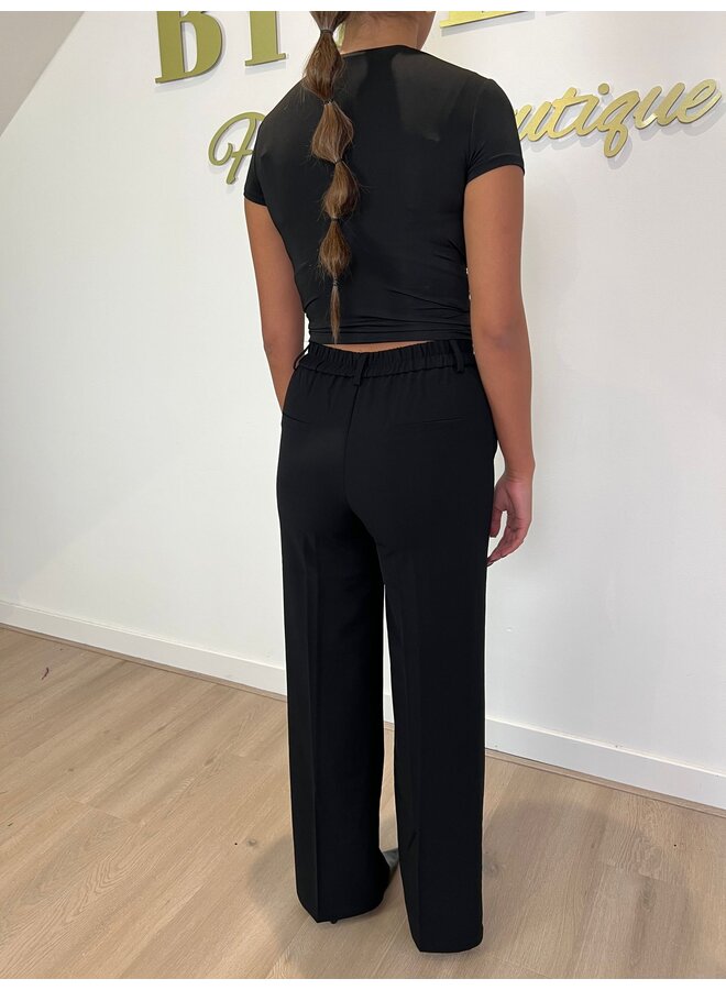 FAVE BASIC BLACK PANTALON