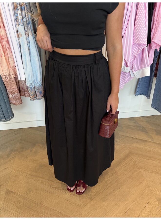 MAXI ROK ZWART