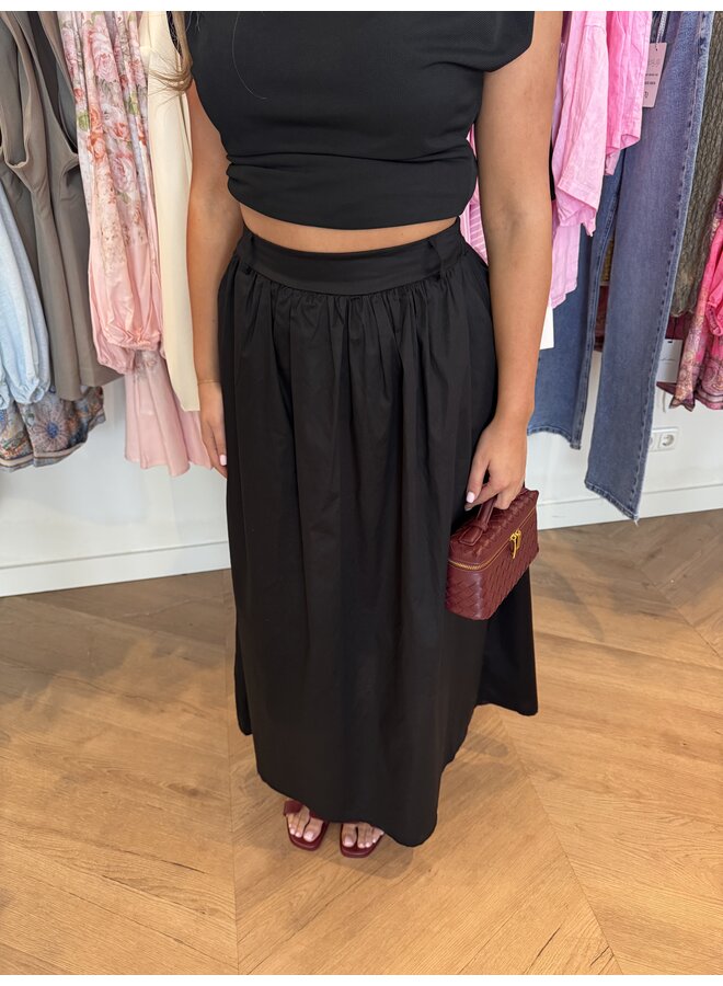 MAXI ROK ZWART