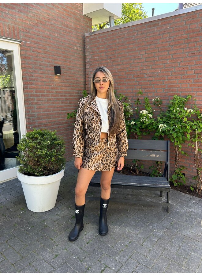 AMBIKA GOLDEN LEOPARD BOMBER