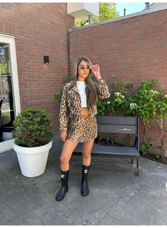 AMBIKA GOLDEN LEOPARD BOMBER